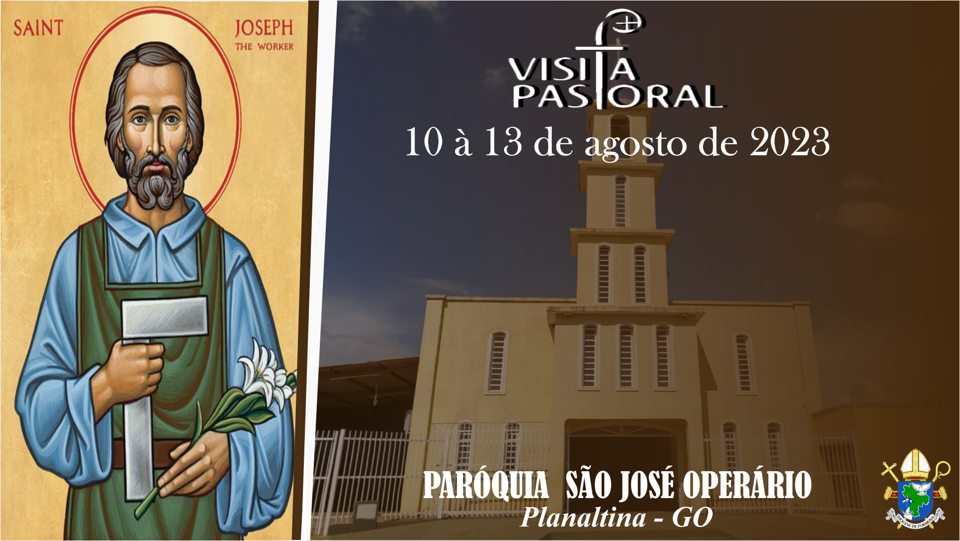 Visita Pastoral De Dom Adair JosÉ GuimarÃes Na ParÓquia SÃo JosÉ